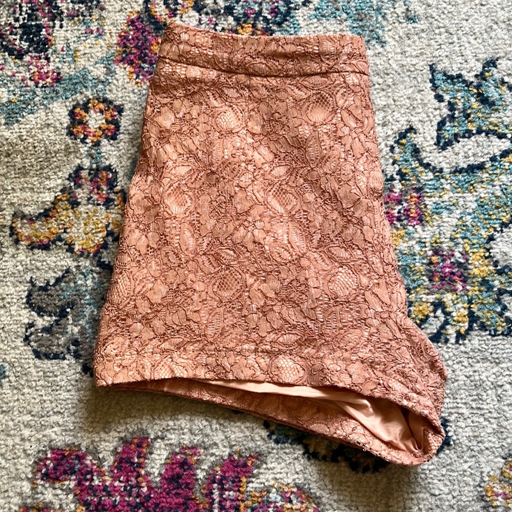 Forever 21 Lace Shorts - Pink